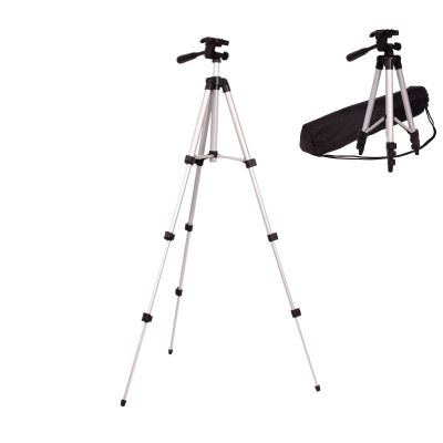 Ample Professional Flexible Aluminum Tripod Black Heavy Duty Aluminum Twin Tube with Carrying Bag