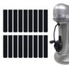 Cable Clams by Wrap-It Storage - 5" (18-Pack) Black - Cord Holder Strips with Adhesive for Desk Cable Management and to Hide Computer, Electrical, or TV Cords view 1