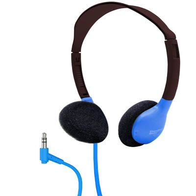 HamiltonBuhl Personal On-Ear Stereo Headphone, Blue