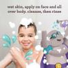 Aveeno Kids Face & Body Wash for Sensitive Skin, Oat Extract, Tear-Free, Non-Drying, Light Scent, Pump Dispenser, Hypoallergenic, Sulfate & Dye Free, 18 fl oz view 3