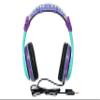 eKids Karmas World Headphones for Kids, Wired Headphones for School, Home or Travel, Tangle Free Stereo Earphones with Parental Volume Control, Connect via 3.5mm Jack view 2