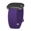 Affinity Bands Classic Colors Silicone Sport Band compatible with Fitbit Versa 3 & Sense 1 (Purple) view 1