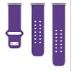 Affinity Bands Classic Colors Silicone Sport Band compatible with Fitbit Versa 3 & Sense 1 (Purple) view 2