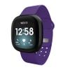 Affinity Bands Classic Colors Silicone Sport Band compatible with Fitbit Versa 3 & Sense 1 (Purple) view 4