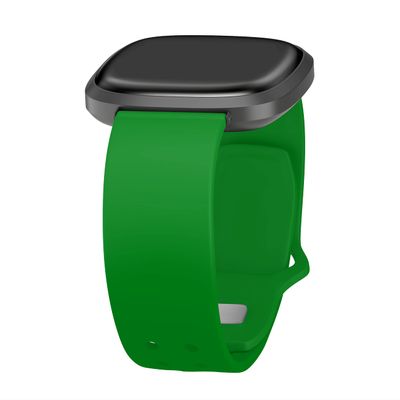 Affinity Bands Classic Colors Silicone Sport Band compatible with Fitbit Versa 3 & Sense 1 (Clover)