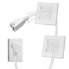ChengFu in Wall Cable Management Kit - TV Cord Hider for Wall Mounted TV, Includes 6ft TV Cable Extension and 2 Pack Cable Management Kit Hides TV Wires Behind The Wall - White (2 Pack) view 1