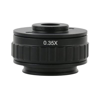 Microscope Kit 0.35X 0.5X CTV Adapter Lens Focus Adjustable 38mm Microscope Connector Microscope Lens Adapters (Color : 0.35X)