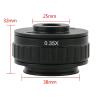 Microscope Kit 0.35X 0.5X CTV Adapter Lens Focus Adjustable 38mm Microscope Connector Microscope Lens Adapters (Color : 0.35X) view 2