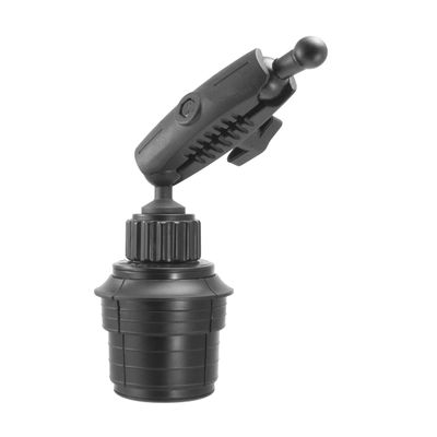 iBOLT 17mm Dual Ball to Cup Holder Mount Base Compatible w/ 17mm GPS Brackets Phone Holders