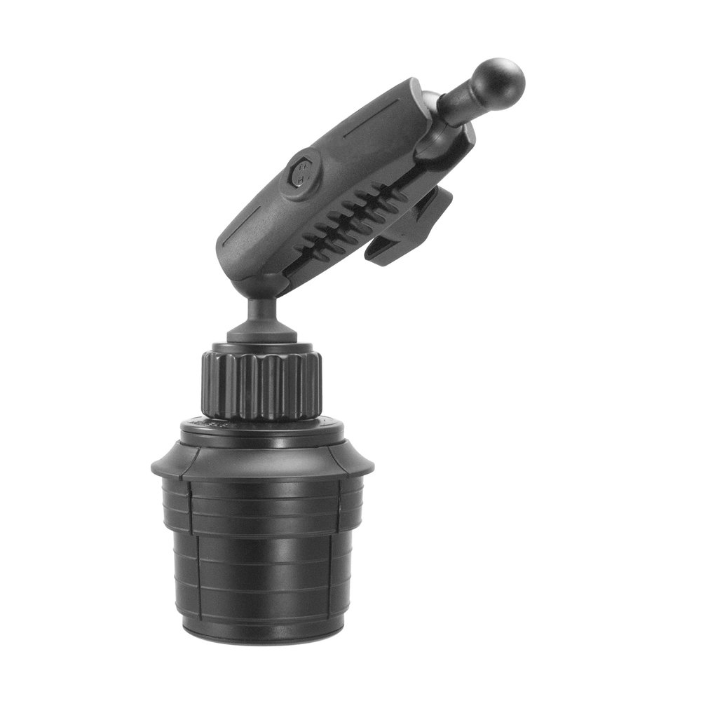 iBOLT 17mm Dual Ball to Cup Holder Mount Base Compatible w/ 17mm GPS Brackets Phone Holders