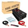 Niczu 500W Car Power Inverter DC 12V to AC 110V 220V Modified Sine Wave Portable Vehicle Voltage Converter with MCU LCD Display Screen,Black-110V view 1