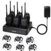 Ansoko Walkie Talkies for Adults Long Range Rechargeable 2-Way Radio Walkie Talkie with 6-Bank Gang Charger and Spare Batteries (6 Pack) view 1