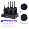 Ansoko Walkie Talkies for Adults Long Range Rechargeable 2-Way Radio Walkie Talkie with 6-Bank Gang Charger and Spare Batteries (6 Pack) view 3