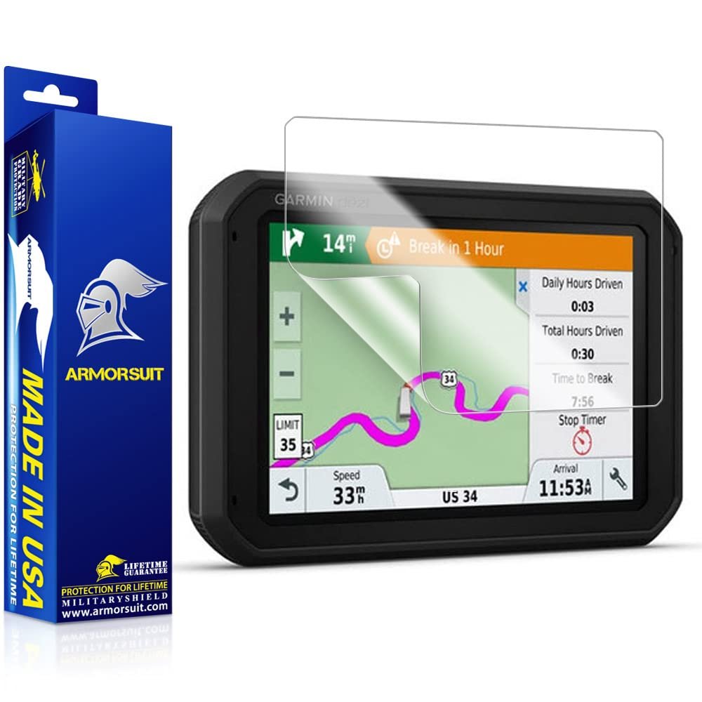 ArmorSuit 2 Pack Screen Protector for Garmin Dezl 780 LMT-S MilitaryShield HD Clear Film - Made in USA