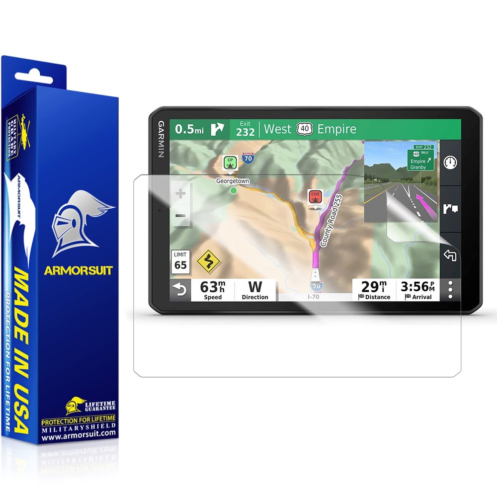 ArmorSuit 2 Pack Screen Protector for Garmin RV 890 (2020) MilitaryShield HD Clear Film - Made in USA