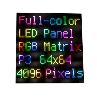 Coolwell RGB Full-Color LED Matrix Panel for Raspberry Pi and Ardui, 3mm Pitch, 6464, 4096 Individual RGB LEDs, Brightness Adjustable