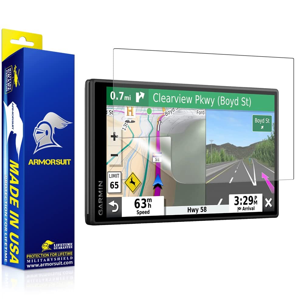 ArmorSuit 2 Pack Paper-Feel Texture Matte Screen Protector for Garmin DriveSmart 55 (2019) MilitaryShield Anti-Glare Film - Made in USA