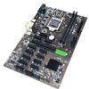 1pc B250 BTC Mining Machine Motherboard 12 PCI-E16X Graph Card SODIMM LGA 1151 DDR4 SATA3.0 Support VGA DVI view 1