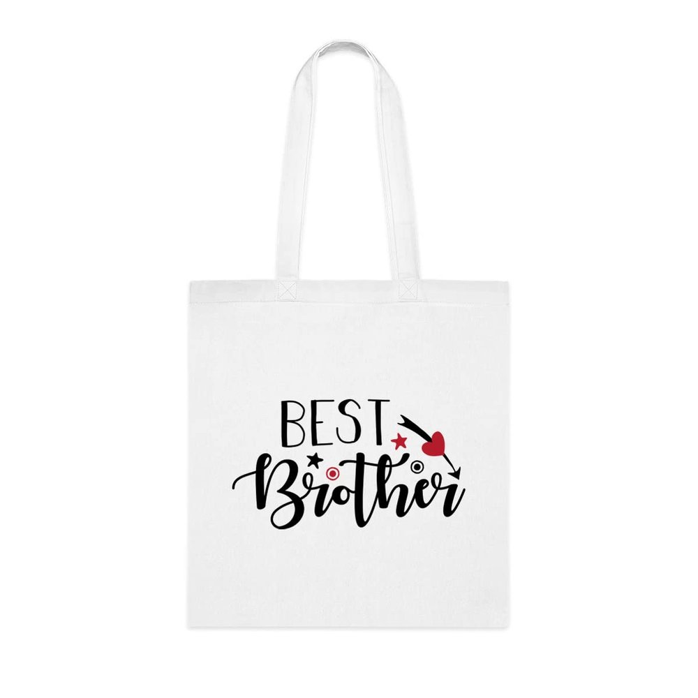 Brother Tote Bag, Best Brother Tote bag, Gift for Brother from sister brother, Brother Birthday Gift, Brother Christmas Gift idea, Brother Reusable Bag, brother Shoulder bags, Brother basket Gift Idea