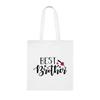 Brother Tote Bag, Best Brother Tote bag, Gift for Brother from sister brother, Brother Birthday Gift, Brother Christmas Gift idea, Brother Reusable Bag, brother Shoulder bags, Brother basket Gift Idea view 1