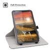 Bige for Sunshine T1 Elite Rotating Case, 360 Degree Rotary Stand with Cute Pattern Cover for Sunshine T1 Elite/Hyundai Hytab Plus 8WB1 8" Tablet, Black view 3
