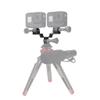 BGNing Camera Dual-Head Bracket, Dual Camera Mount Tripod Bracket Compatible with HERO10/9/8/MAX/Action 2 view 2