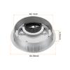 YOKIVE Desk Cable Hole Cover, Zinc Alloy Cord Raceway Great for Office, Home, Daily Use (53mm, Silver) view 2