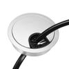 YOKIVE Desk Cable Hole Cover, Zinc Alloy Cord Raceway Great for Office, Home, Daily Use (53mm, Silver) view 4