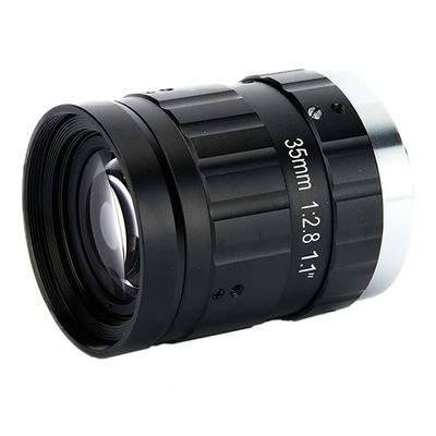 20MP 1.1" 35mm f/2.8 Manual Lris and Focus Industrial Lens for High Resolution C-Mount Machine Vision Cameras