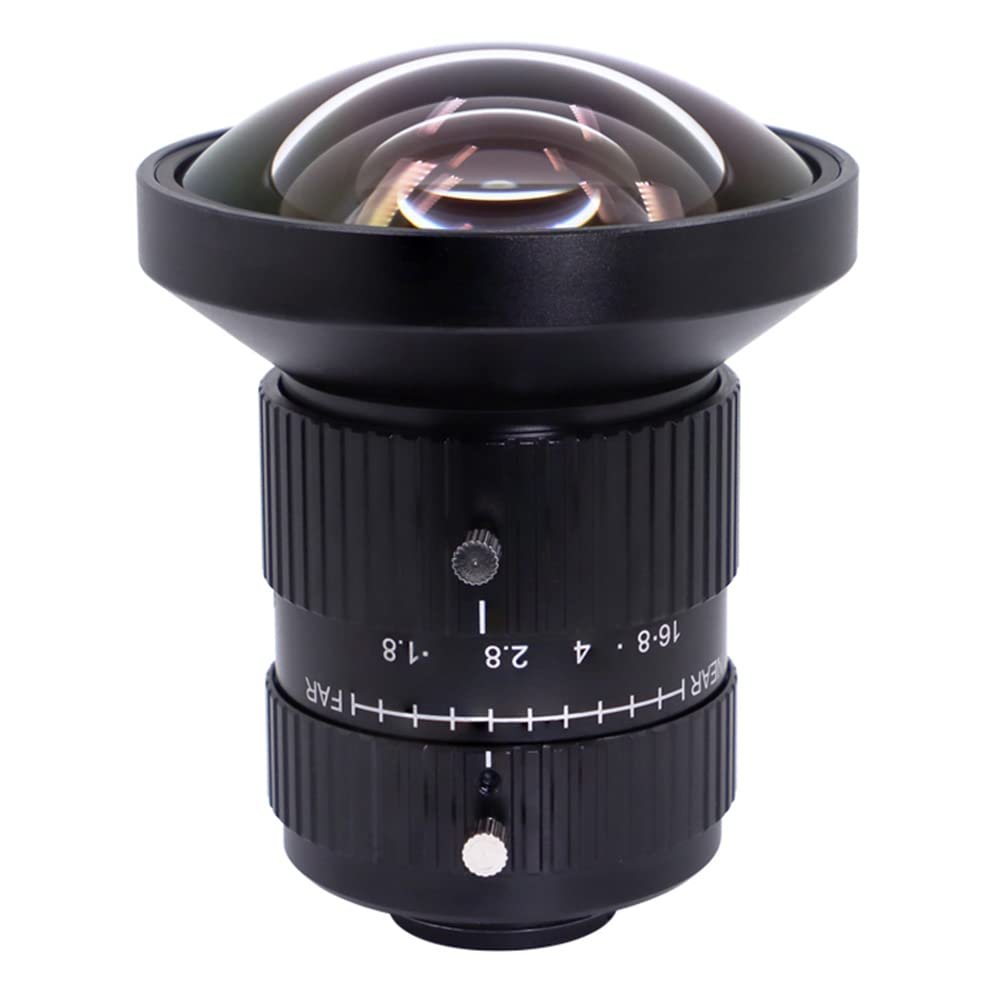 20MP 1.1" 6mm f/1.8 Manual Lris and Focus Industrial Lens for High Resolution C-Mount Machine Vision Cameras