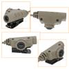 HEARFALCOM U94 PTT Tactical Headset Adapter V2 PTT Push to Talk Adapter Compatible with Civilian Version Tactical Headset Suitable for Airsoft Hunting Sports (Sandy) view 3
