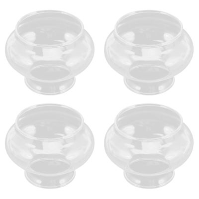 Uonlytech Lamps Shades Oil Lamp Shade Replacement High- Temperature Resistance Kerosene Lamp Cover Transparent Chimney for Lamp Oil Lamp Burner, 2 Pack, 3 Inch Oil Burner