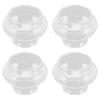 Uonlytech Lamps Shades Oil Lamp Shade Replacement High- Temperature Resistance Kerosene Lamp Cover Transparent Chimney for Lamp Oil Lamp Burner, 2 Pack, 3 Inch Oil Burner view 1