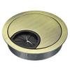 YOKIVE Desk Cable Hole Cover, Zinc Alloy Cord Raceway Great for Office, Home, Daily Use (53mm, Bronze) view 1
