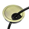 YOKIVE Desk Cable Hole Cover, Zinc Alloy Cord Raceway Great for Office, Home, Daily Use (53mm, Bronze) view 4