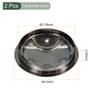 YOKIVE 2Pcs Desk Cable Hole Cover, Zinc Alloy Cord Raceway Great for Office, Home, Daily Use (80mm, Bronze) view 2