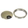 YOKIVE 2Pcs Desk Cable Hole Cover, Zinc Alloy Cord Raceway Great for Office, Home, Daily Use (80mm, Bronze) view 3