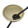 YOKIVE 2Pcs Desk Cable Hole Cover, Zinc Alloy Cord Raceway Great for Office, Home, Daily Use (80mm, Bronze) view 4