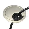 YOKIVE 4Pcs Desk Cable Hole Cover, Zinc Alloy Cord Wire Raceway Great for Office, Home, Daily Use (60mm, Silver) view 4