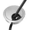 YOKIVE 2Pcs Desk Cable Hole Cover, Zinc Alloy Cord Raceway Great for Office, Home, Daily Use (50mm, Bright Silver) view 4