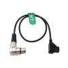HangTon Elbow XLR 4 Pin Female D-tap Coiled Power Cable for Blackmagic URSA Mini Pro, SmallHD 1703 2400 Monitor, Sony F3 F5 Venice, Canon C300 MKIII C700 24" view 2