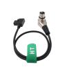 HangTon Elbow XLR 4 Pin Female D-tap Coiled Power Cable for Blackmagic URSA Mini Pro, SmallHD 1703 2400 Monitor, Sony F3 F5 Venice, Canon C300 MKIII C700 24" view 4