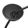 YOKIVE 2Pcs Desk Cable Hole Cover, Zinc Alloy Cord Raceway Great for Office, Home, Daily Use (60mm, Black) view 4