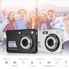 Camnoon Digital Camera 1080P FHD Mini Digital Camera 48MP Anti-Shake Video Camcorder 8X Zoom 2.7 inch Screen Face Detact Battery Bag Portable YouTube Vlogging Camera for Students Kids Boys Girls Teens view 2