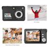Camnoon Digital Camera 1080P FHD Mini Digital Camera 48MP Anti-Shake Video Camcorder 8X Zoom 2.7 inch Screen Face Detact Battery Bag Portable YouTube Vlogging Camera for Students Kids Boys Girls Teens view 4