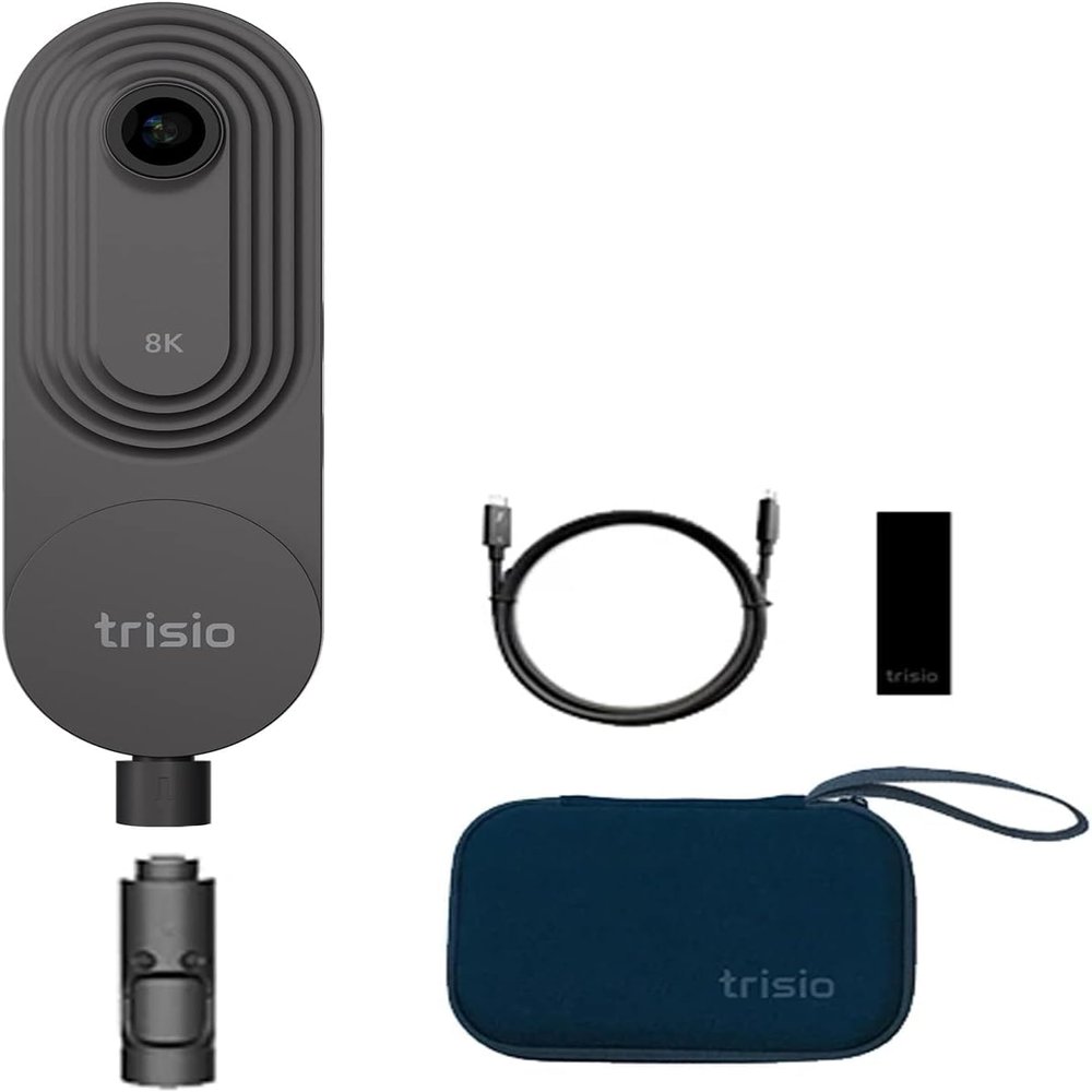 ZTIANFOTO Trisio Lite 2 VR Camera for 8K HD Panorama 360 Camera Designed for Photographers Easy to Capture 360 Panoramic 8K 32MP HD Images for Real Estate Outdoor Cam