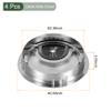 YOKIVE 4Pcs Desk Cable Hole Cover, Zinc Alloy Cord Raceway Great for Office, Home, Daily Use (60mm, Bright Silver) view 2