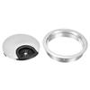 YOKIVE 4Pcs Desk Cable Hole Cover, Zinc Alloy Cord Raceway Great for Office, Home, Daily Use (60mm, Bright Silver) view 3
