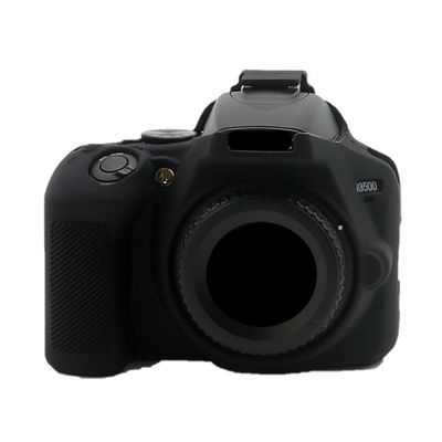 Camera Case Bag Soft Silicone Black Shockproof Armor Skin Body Cover Protector for Nikon D3500 Digital Camera