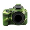 Camera Case Bag Soft Silicone Camouflage Green Shockproof Armor Skin Body Cover Protector for Nikon D3500 Digital Camera view 1